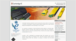 Desktop Screenshot of cambridgeic.com