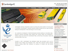 Tablet Screenshot of cambridgeic.com